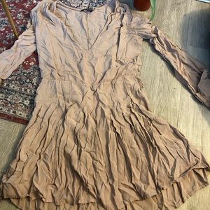 Brandy dusty rose flowy dress